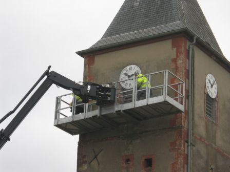 Protection du clocher contre les pigeons